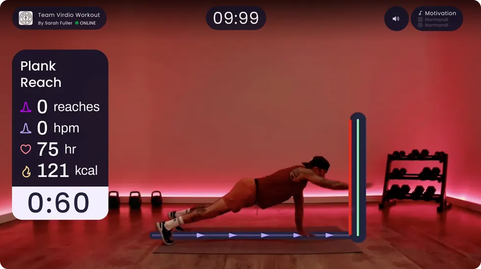 Virdio AR desktop workout in context