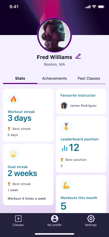 Virdio user profile
