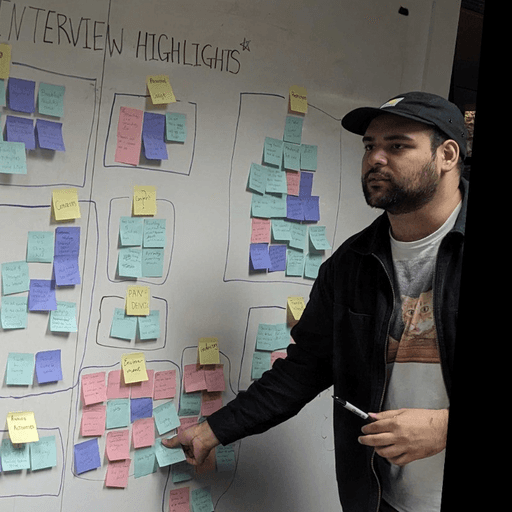 Affinity mapping during research